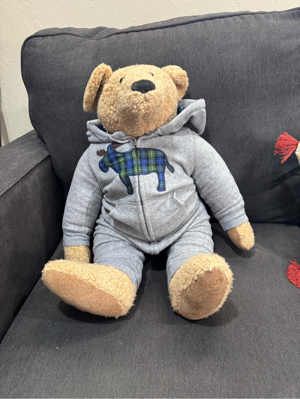 Handmade Fully Jointed Teddy Bear in Pajamas - Picture 1 of 1